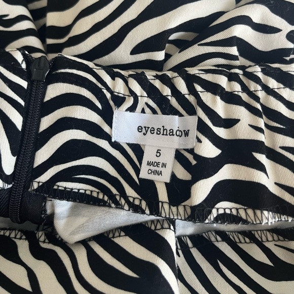 Eyeshadow zebra print mini skirt size 5 - Picture 4 of 5